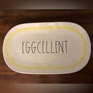 Rae Dunn Eggcellent platter